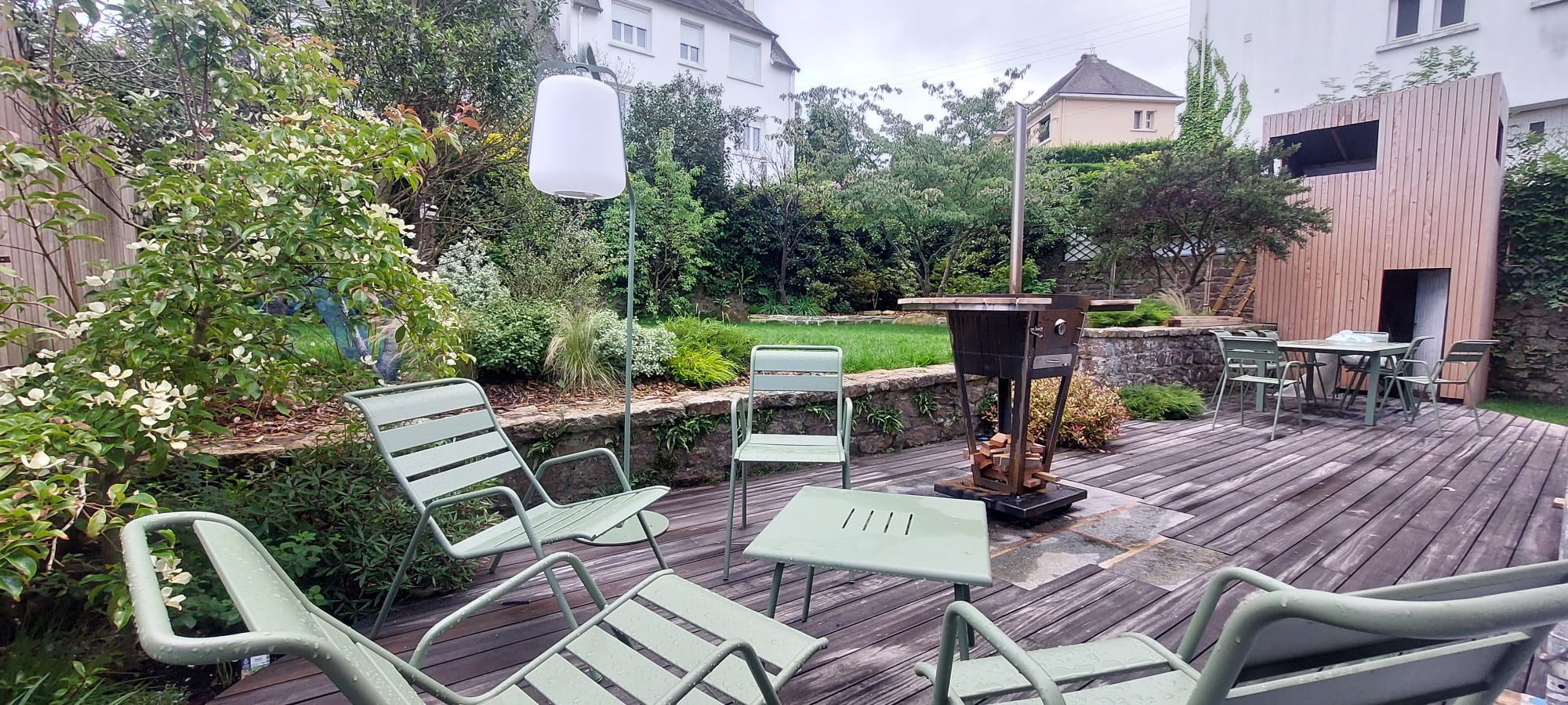salon de jardin fermob et brasero